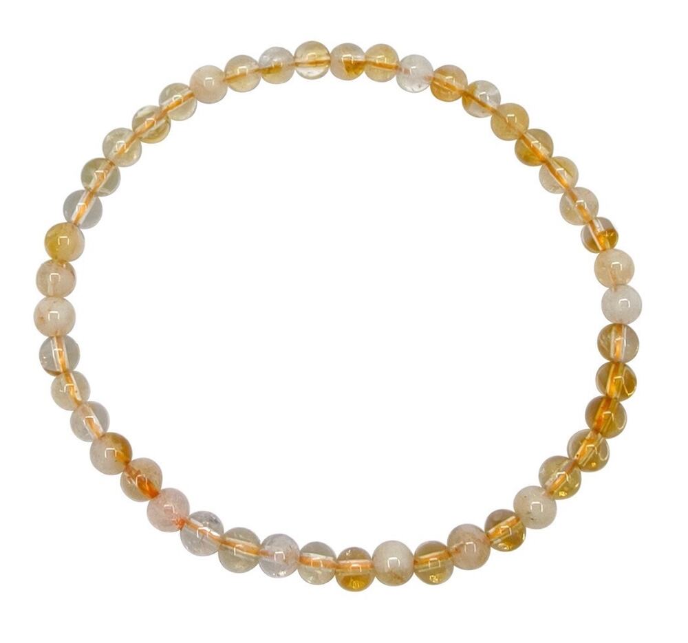 4MM Citrine Bracelet